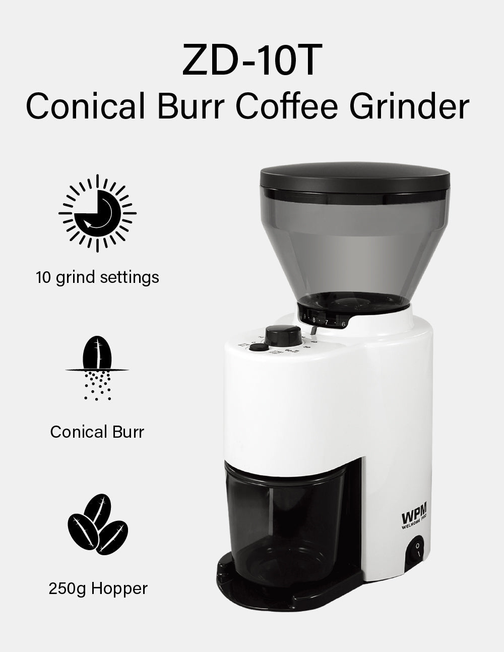 ZD-10T Grinder with Timer